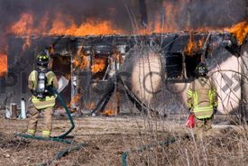 8 firefighters injured battling Maryland house blaze