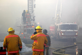 Montclair Firefighter injured at Jersey condo blaze