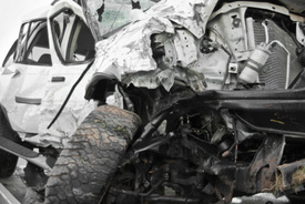 NJ Crash: Two injured in three-car pileup