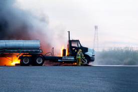 Fiery N.Y. semi truck crash killed one driver