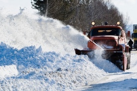 New Hampshire snowplow strikes pedestrian in crosswalk