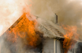Amherst chimney injures firefighter, family homeless
