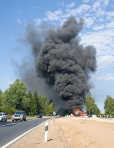 Fiery semi truck accident on NJ pike, 1 dead