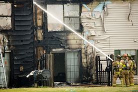 Firefighter injured in NJ apartment blaze