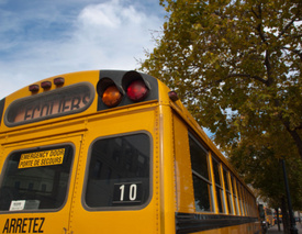 PA school bus crashed with minivan, driver flown to hospital