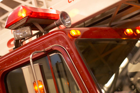 Boston Massachusetts injury: fire truck rollover injures 4 Framingham fire fighters