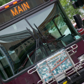 Baltimore Maryland Bus Crash: MTA bus hits parked cars, 4 injured
