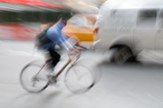 New Jersey bicyclist hit in New York motor vehicle accident, suffers serious head injuries