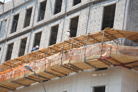 18 people were injured after scaffolding on a Harlem building